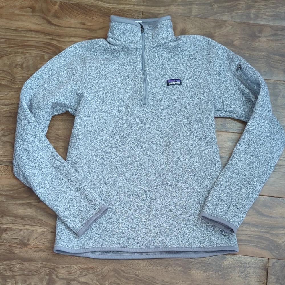 Patagonia Gray 1/4 Zip Better Sweater